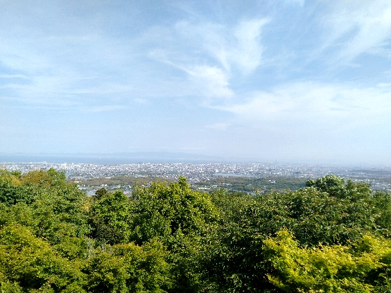 神於山からの風景